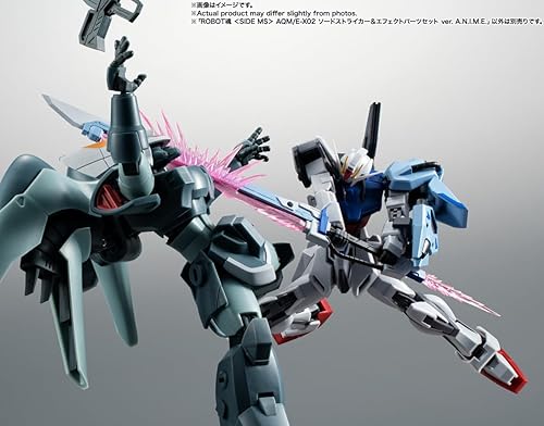Miniatura 7 de TAMASHII NATIONS - Traje móvil Gundam Seed - AQME-X02 Sword Striker y Set de Partes de Efecto ver. A.N.I.M.E., Figura de Bandai Spirits The Robot