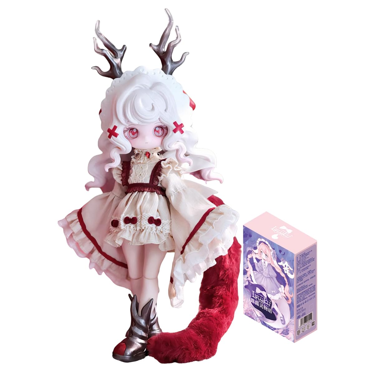 The Lulu Elf Story Series 1/12 BJD Blind Box Action Figures Mystery Box Cute Random Toys Birthday Gift Christmas Collectible Toy for Desktop Ornaments, 1PC
