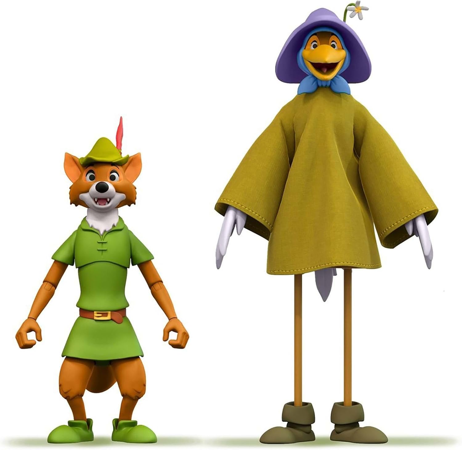 SUPER7 Ultimates Disney Robin Hood Disney Action Figure with Accessories Classic Disney Collectibles and Retro Toys, 7/'' Scale (DE-HOODW02-RSC-01)