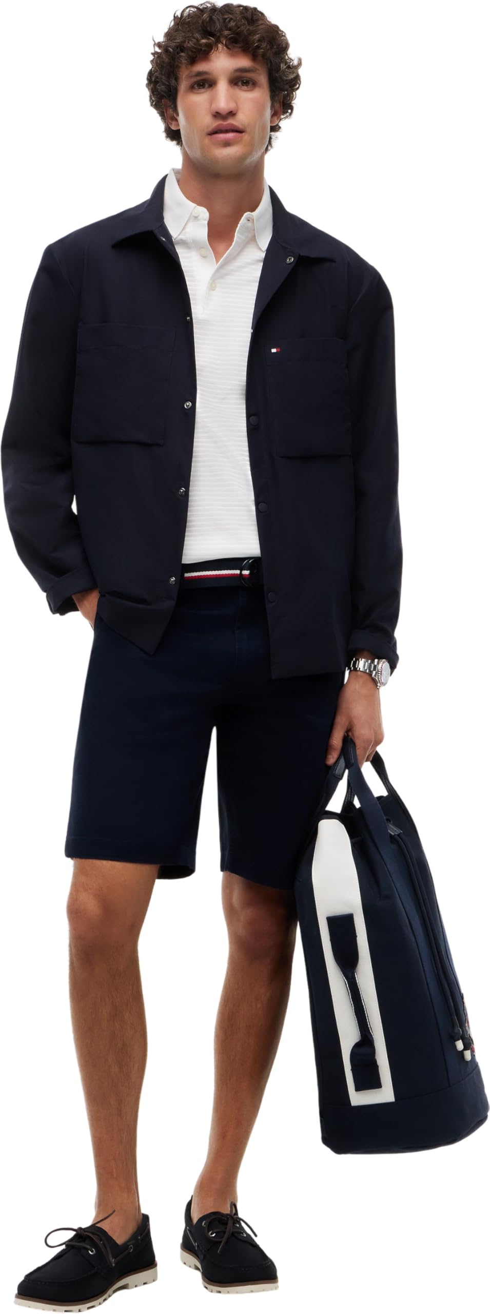Tommy Hilfiger Denton 9.5" Ess Twill W/Belt Mw0mw42349 - Inne szorty Mężczyźni
