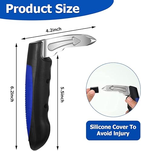 Miniatura 2 de BESULEN Mango de puerta de auto, mango de asistencia y apoyo para adultos mayores y personas con discapacidad, herramienta de emergencia portátil