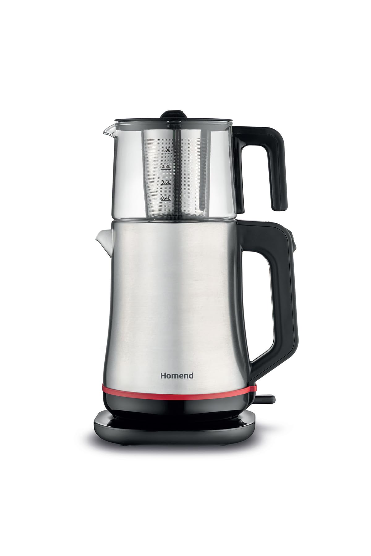 Homend Royaltea Elegant 1767H Çay Makinesi Inox Siyah