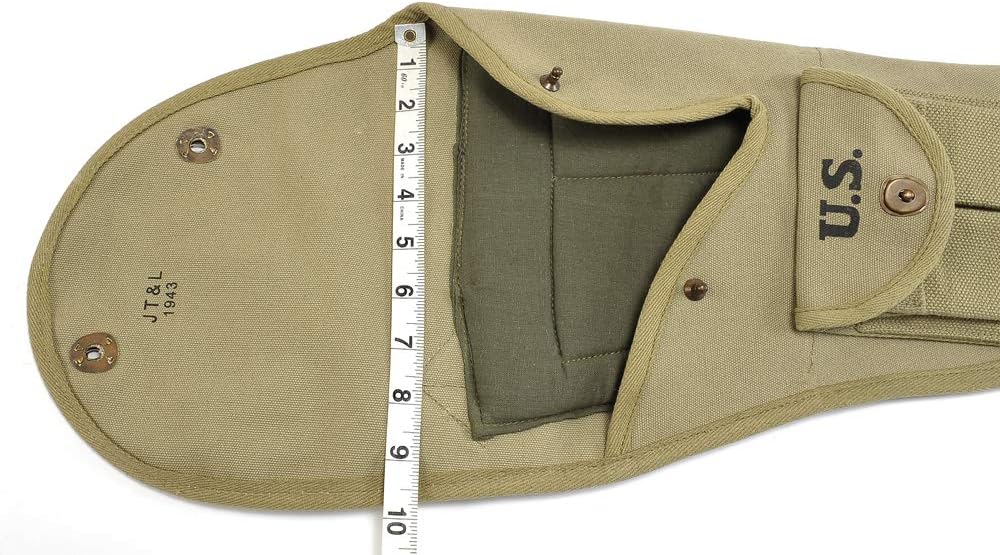 M1 Carbine Canvas Paratrooper Jump Case with Magazine Pouch Marked JT&L 1943