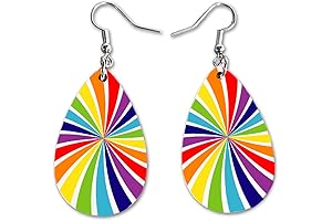 Tiny Pride Jewelry | LGBTQ Merch | Rainbow Pride Earrings | Subtle...
