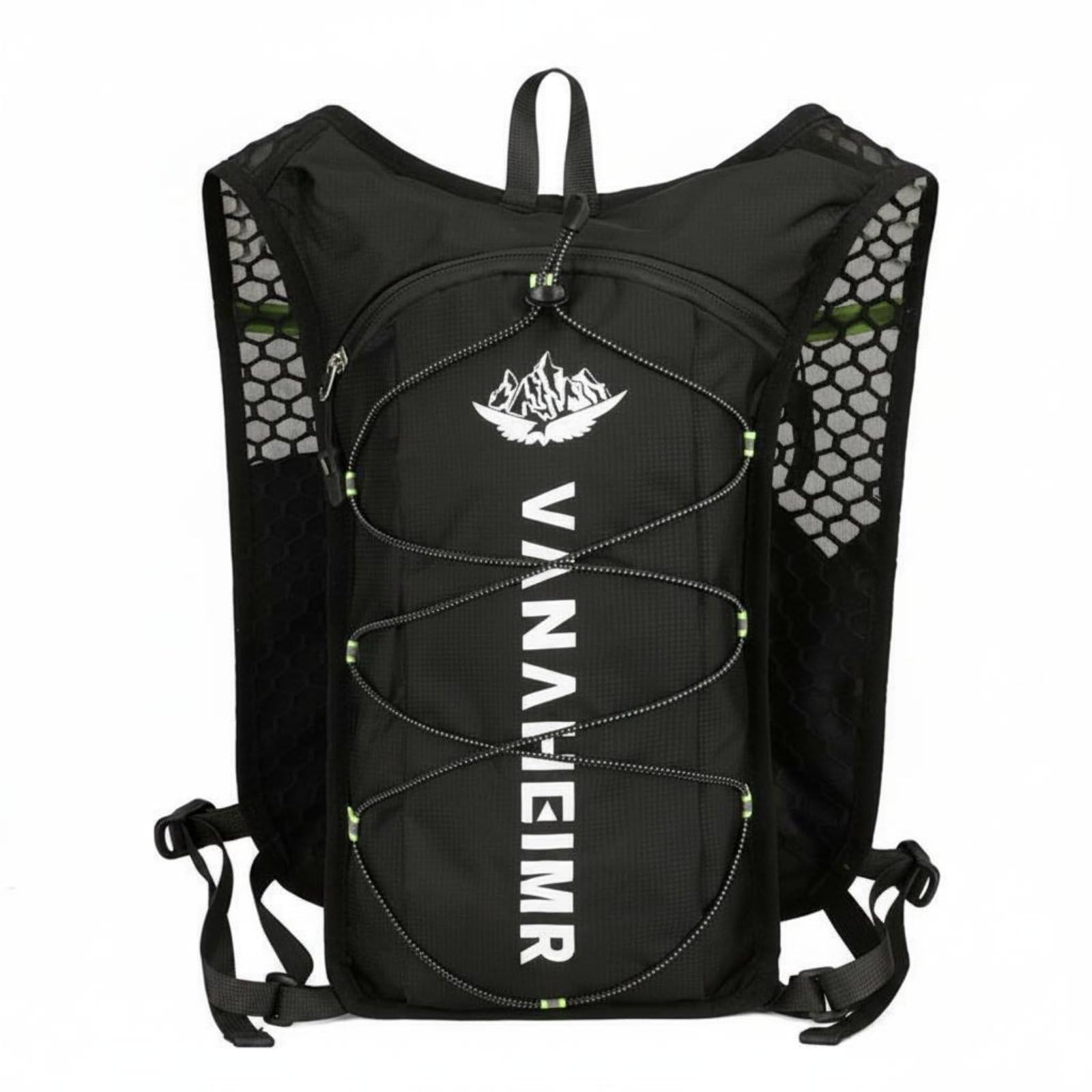 Trail Running Vest Pack Waterproof Cycling Hydration Vest Breathable Hydration Backpack for Cyclists, Runners, Hiking, Black | Sporting Goods | Outdoor Sports | Camping & Hiking-image-40