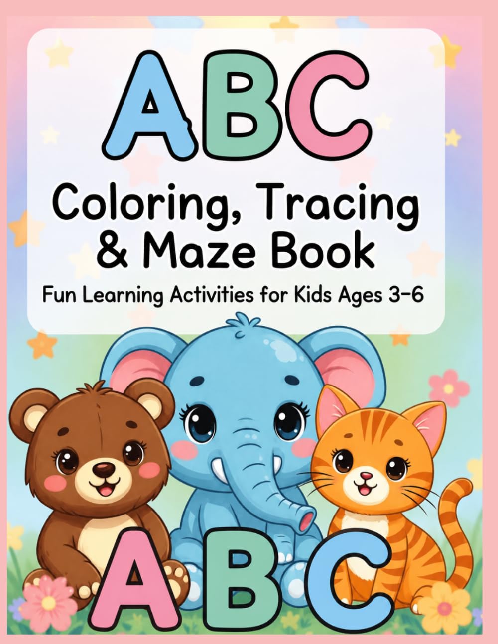 ABC Coloring,Tracing & Maze Book