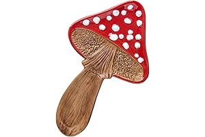 Cute Mushroom Kitchen Decor: Charming Spoon Rest for a Delightful Cooking Experience