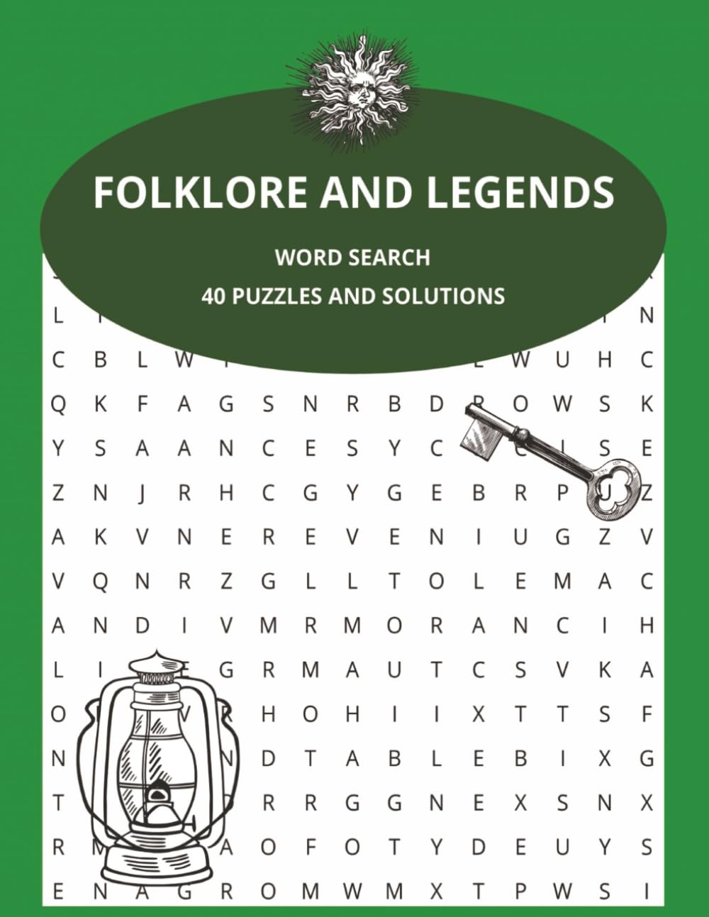 Folklore and Legends Word Search: puzzle book (The Curiosity Collection)