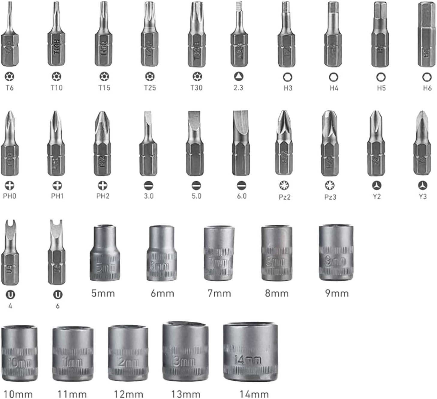 Ratchet Screwdriver Set, 38-in-1 Multifunctional Magnetic Screwdriver, Packed in a Plastic Box, Suitable for Home and Professional Work.