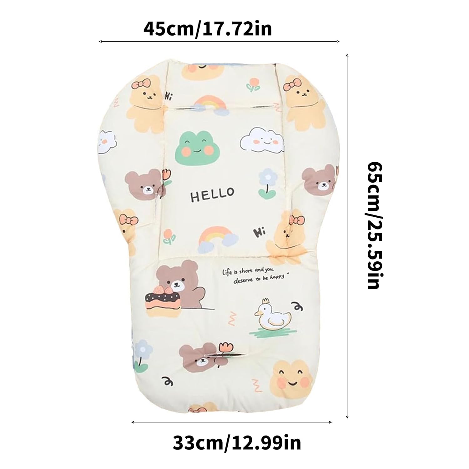 Strollers Seat Pad Feeding Chair Mats Covers Protectors Universals High Chair Cotton Soft Pad Cushions