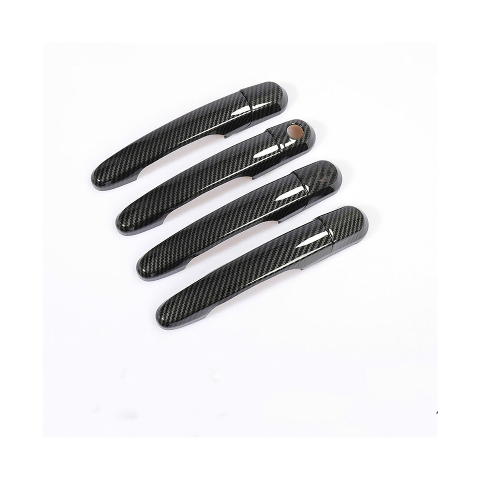 Drezzo 1 Keyhole 2 Car Exterior Door Handle Car Door Handle Cover Trim For Hyundai I30 2007-2011 Fd 2008-2010(1 Keyhole 2)