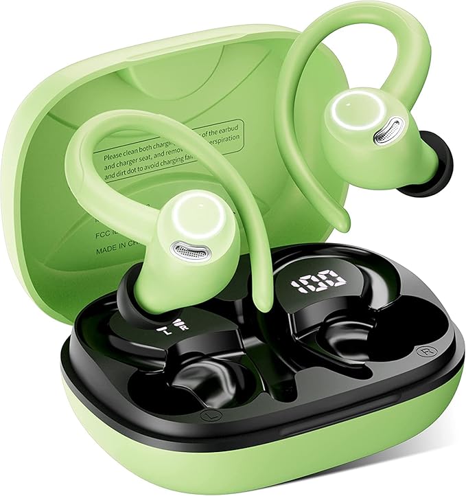 Jesebang Wireless Earbuds, Bluetooth 5.3 Headphones Running Sports