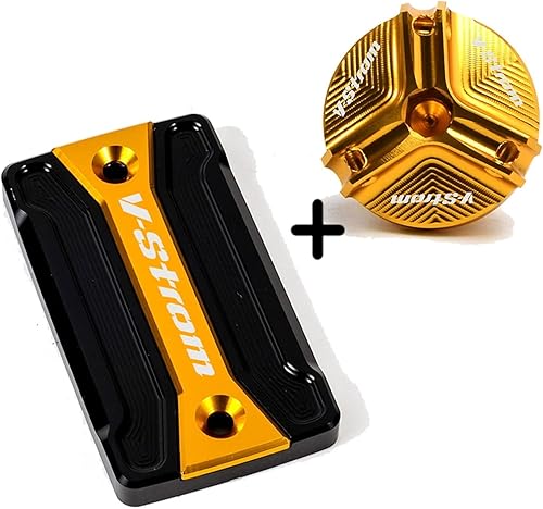 Miniatura 6 de Cubierta de depósito de freno para SUZUKI Vstrom 650 1000 DL650 DL1000 250 DL250 2004-2021 2022 Tapa de depósito de cilindro de líquido de frenos