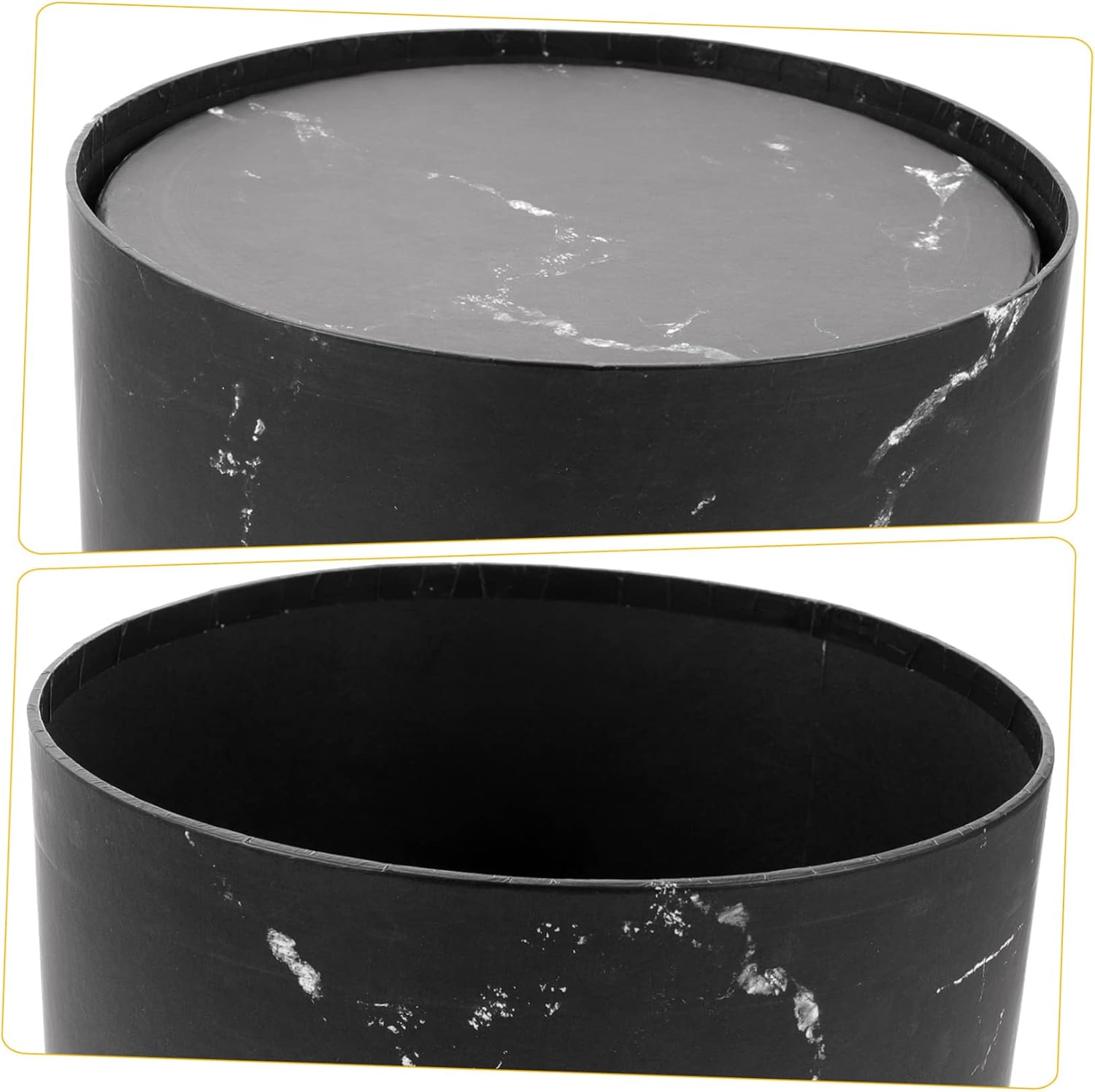 MOLUCKFU 3pcs Marble Patterned Candy Storage Boxes Wrapping Cases for Treats Lightweight Design for Parties and Special Occasions