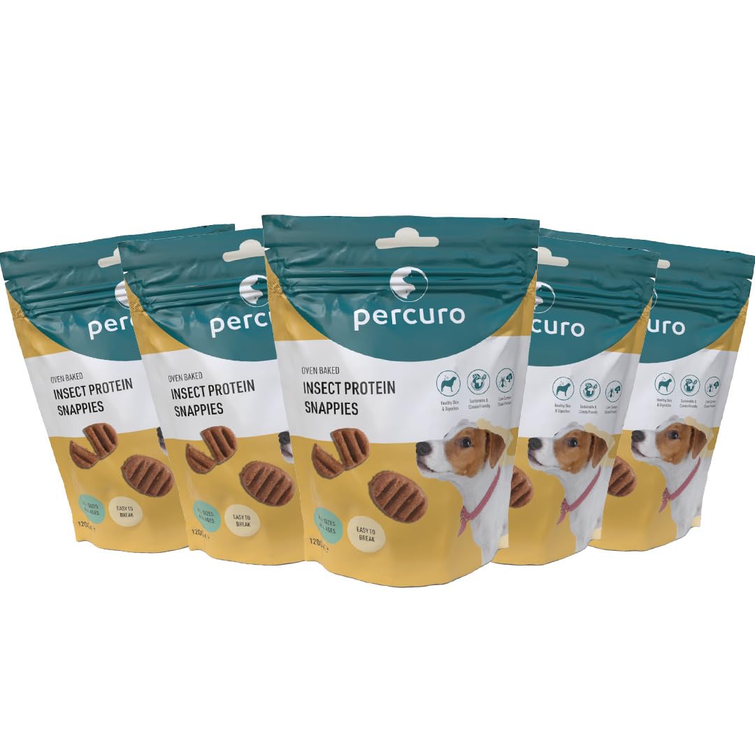 PercuroInsect Protein Oven Baked Snappies Treats (5 Pack)