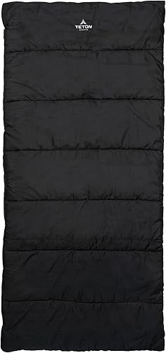 Teton Evergreen Sleeping Bag  Spacious Fit and Cozy Warmth for Adults  Options for Camping in Any Weather