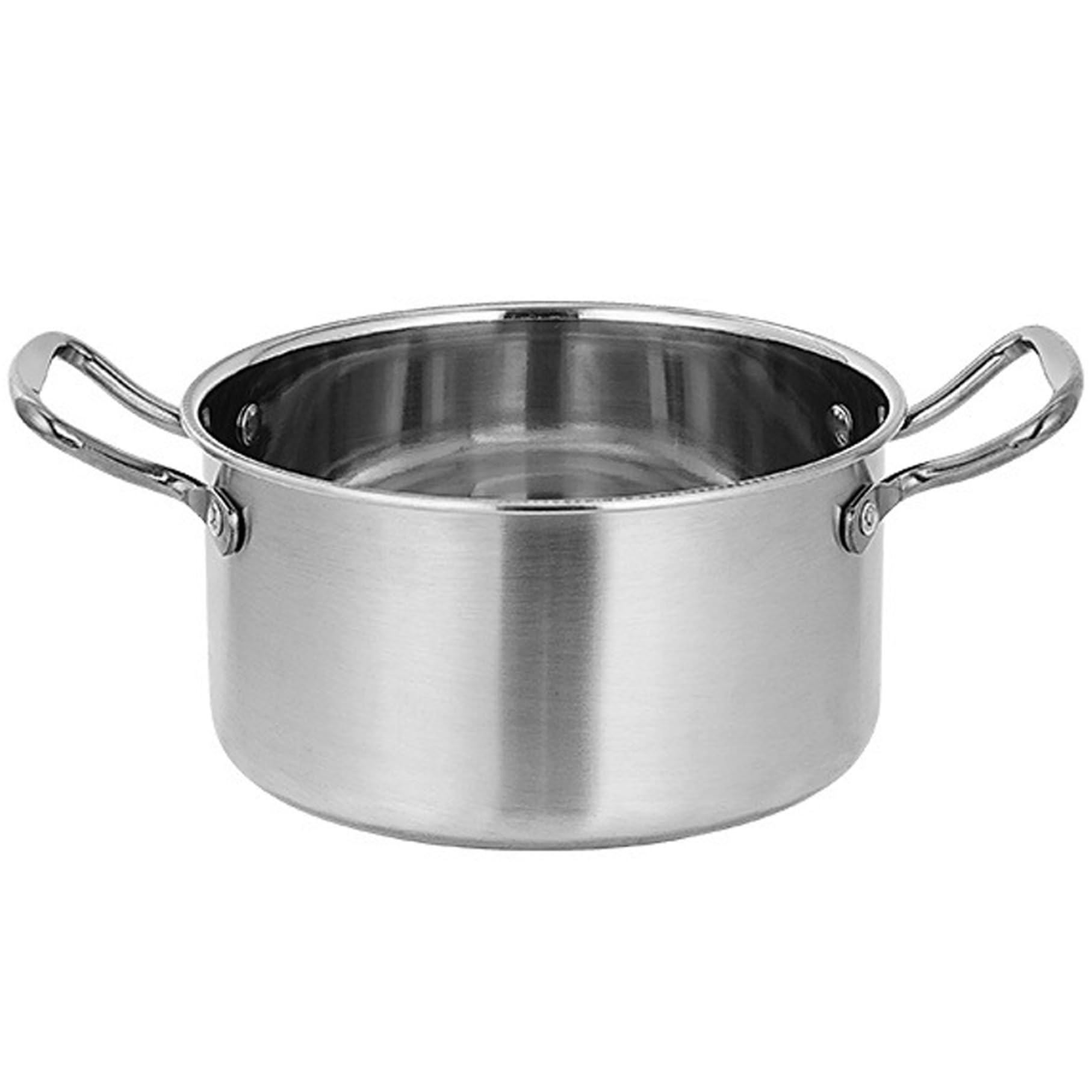 Marmite en acier inoxydable 1.8 QT look martelé pour ramen et pâtes