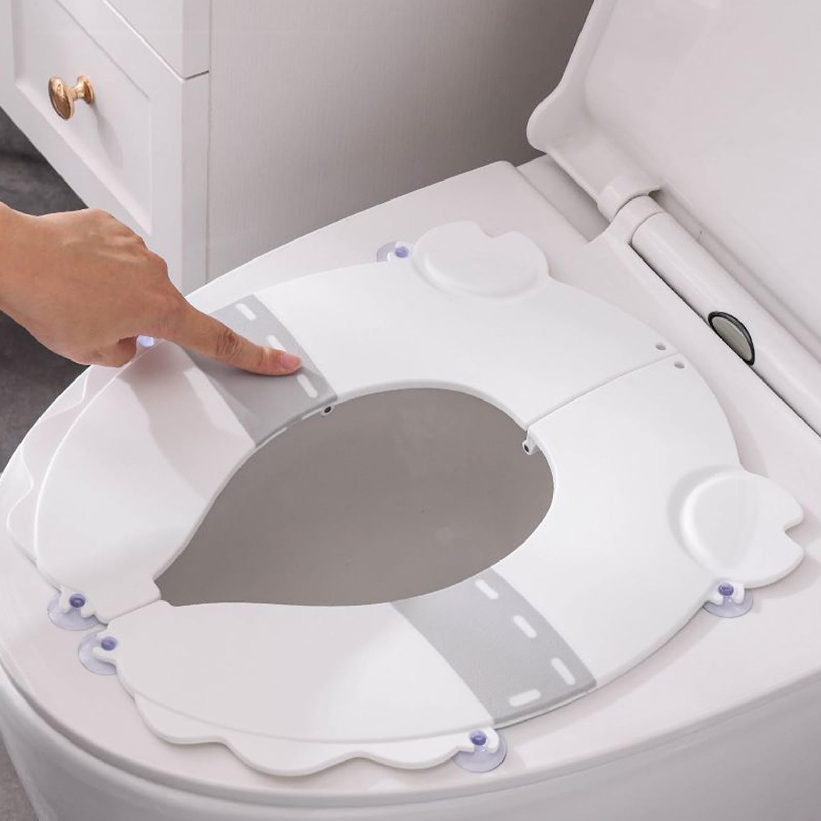 Sedile WC per bambini – Riduttore WC antiproiettato per | portatile antiscivolo per ragazze ragazzi viaggio casa auto