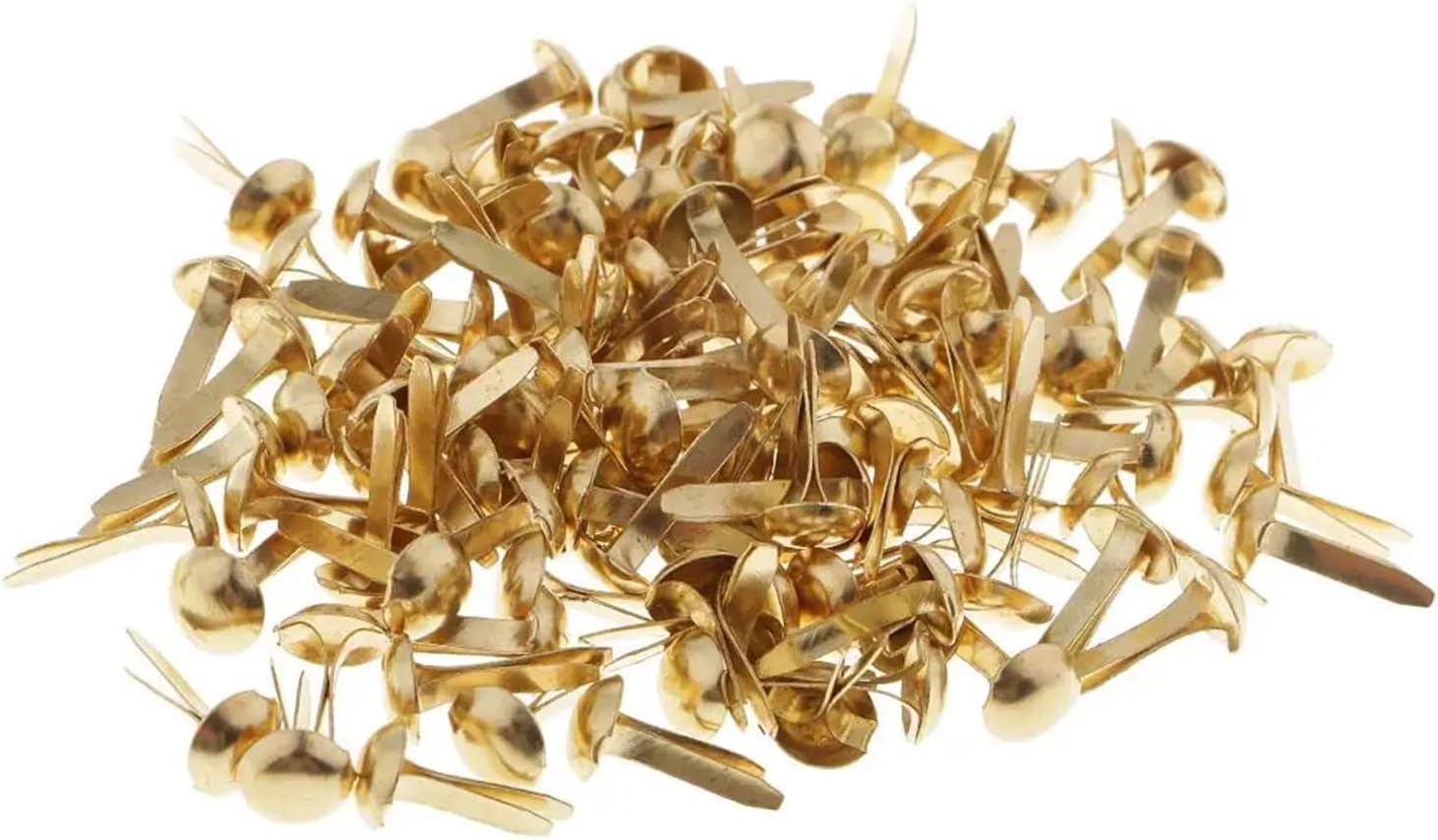 1000pcs 6mm Gold Metal Split Pins Brads for Scrapbooking DIY Paper Fasteners