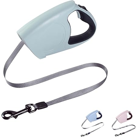 Amazon Jranpets 犬 リード 犬用リード 伸縮 自動巻き 犬のリード 小型犬 中型犬 伸びるリード 長さ5m 軽量340g フレキシ ペティオ 荷重30kg 操作簡単 高弾性バンジーリーシュ 丈夫 頑丈金具 可愛い色 散歩 薄緑色 Jranpets リード 通販