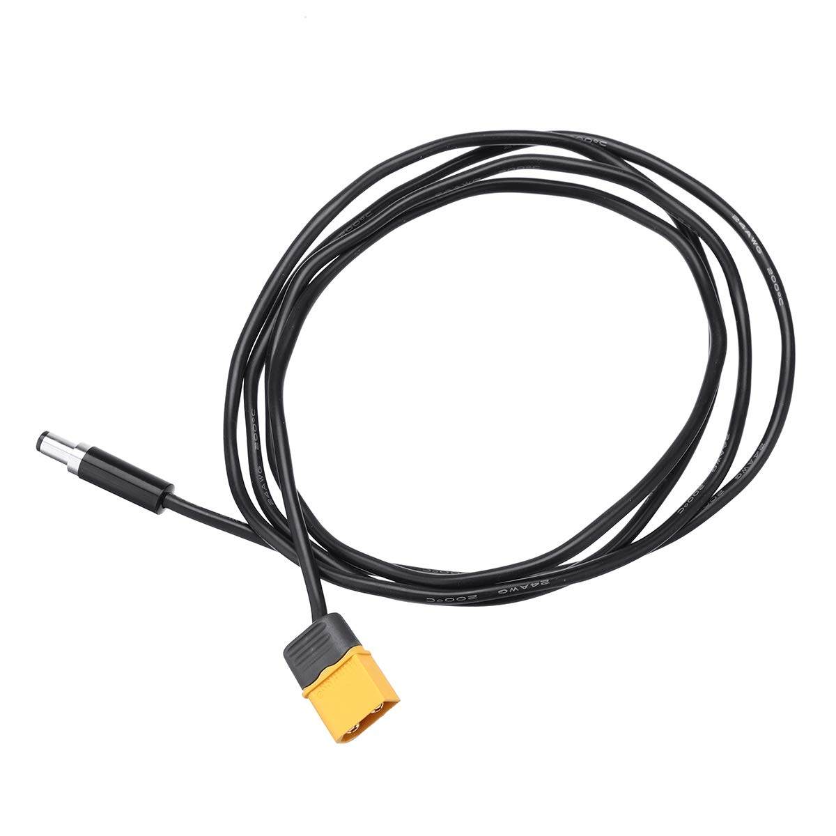 XT60 Connettore a proiettile maschio con isolamento resistente alle alte temperature a maschio DC 5, 5 x 2, 5 mm Cavo di alimentazione DC5525 per saldatore TS100 Riparazione sul campo all'aperto