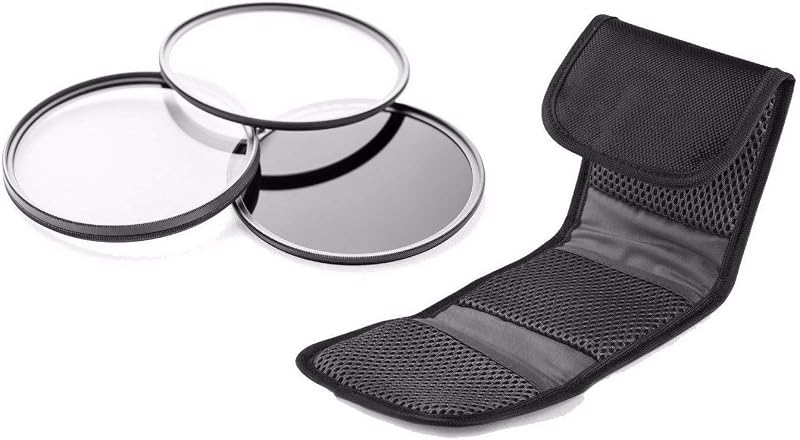 High Grade Multi-Coated, Multi-Threaded, 3 Piece Lens Filter Kit (62mm) Compatible with Nikon Coolpix P510/520/530 + Lens/Filter Ring