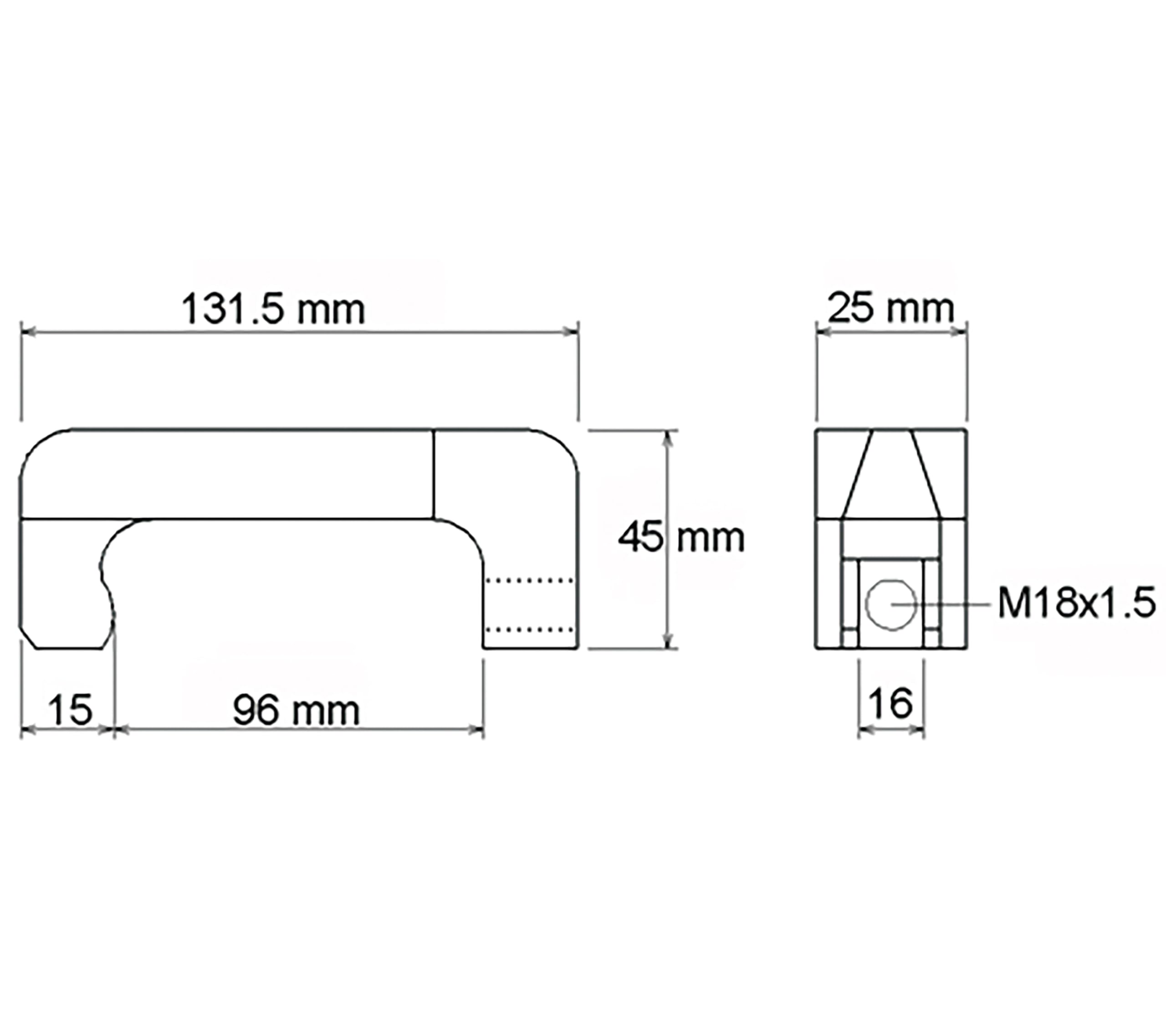 BGS 7777-3 | Crochet d'extracteur d’injecteur | 16 mm