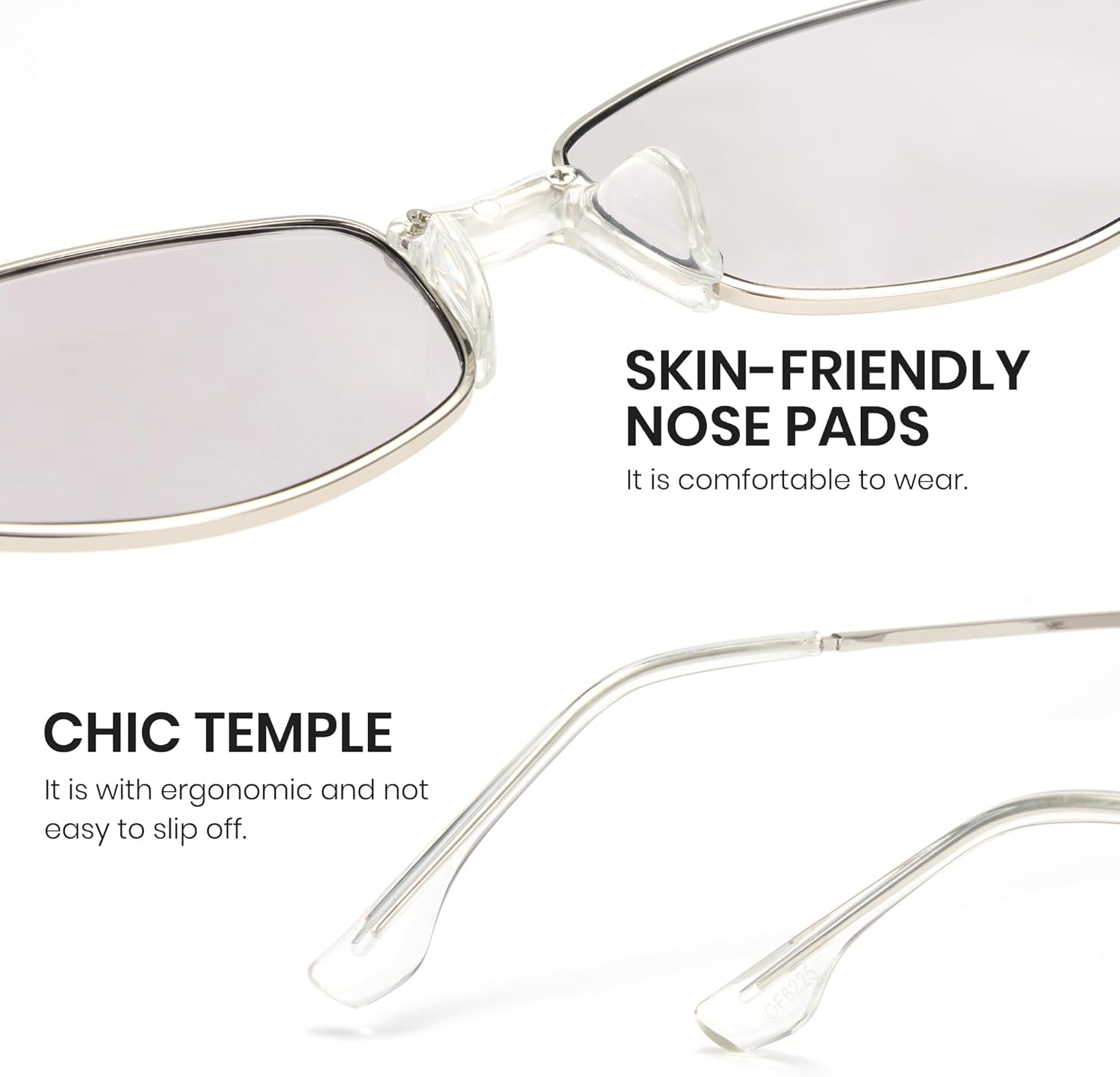 Cyxus Sunglasses for Women Men Trendy Sunglasses UV Protection for Outdoor 1269