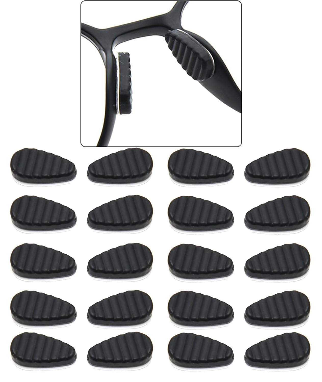 KalamkariX 20PCS Air Cushion Nose Pads for Glasses, Nose Pads, Nose Pad for Spectacles, Specs Nose Pads, Nose Pads for Eye...