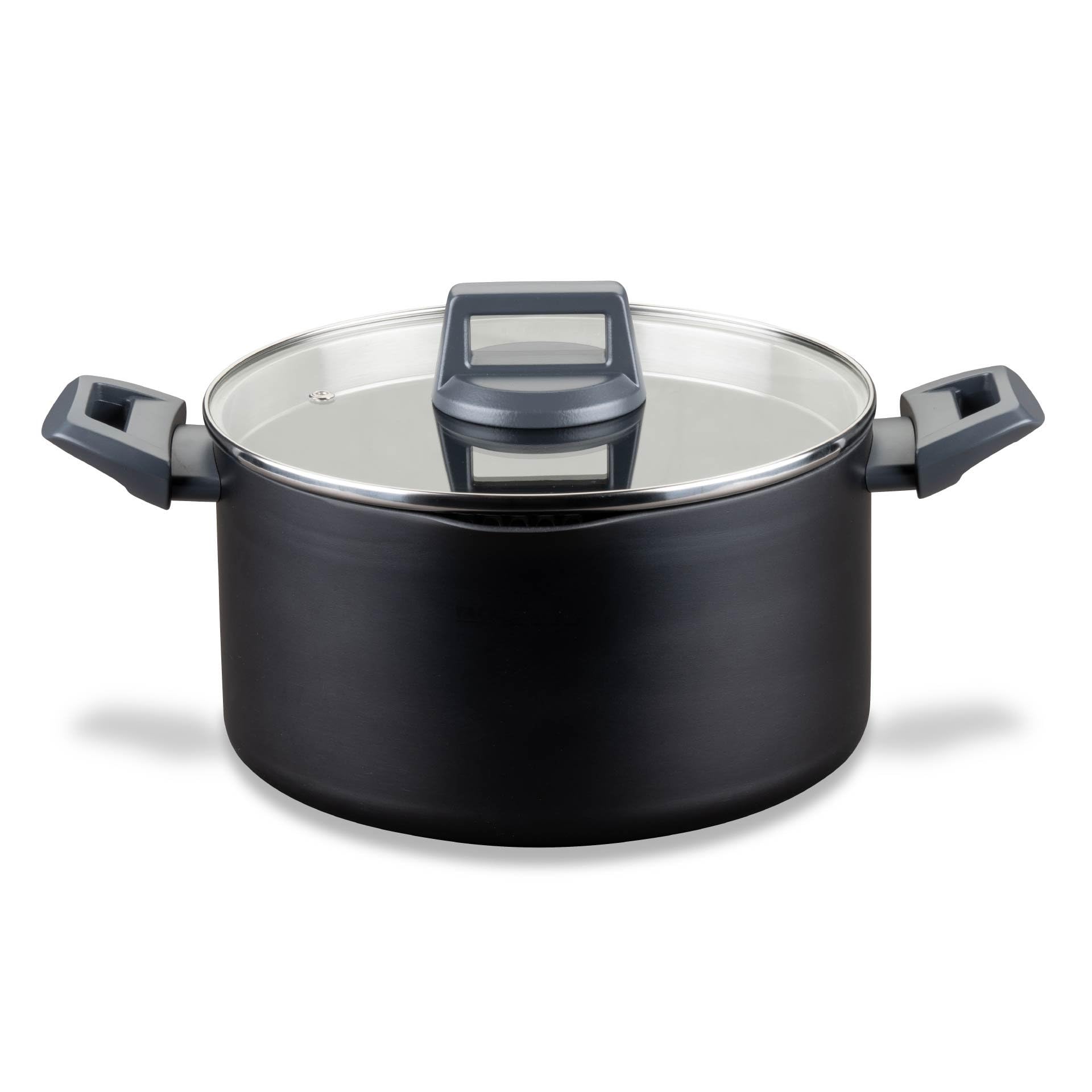 Fackelmann Kochtopf Statement 24cm – Topf mit keramische Beschichtung – Recyceltes Aluminium mit Antihaft-Beschichtung – PFAS-frei, Hitzebeständiger Griff, Für alle Herdarten inklusive Induktion