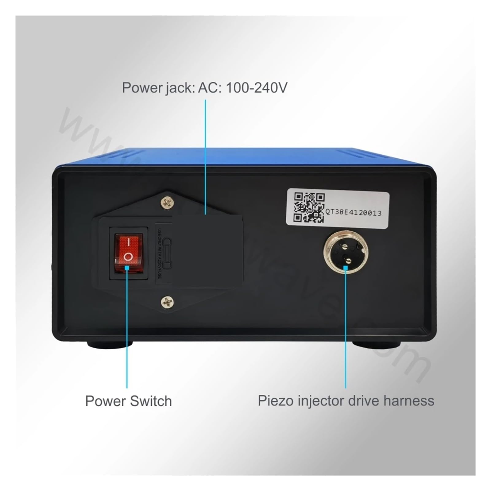 Probador de inyectores, Comprobador de flujo de aire for inyector piezoeléctrico diésel Common Rail CRI250 for pruebas de resistencia, capacitancia y resistencia de aislamiento (AHE)(CRI250 Tester)