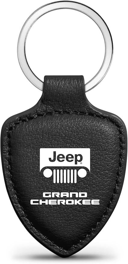 Llaveros Jeep Wrangler Jeep Llavero De Cuero Negro Grand Cherokee