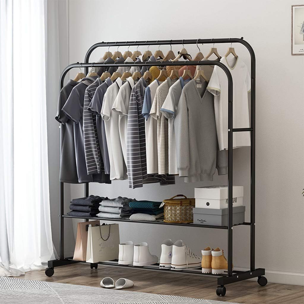 OKBOP Clothing Garment Rack for Hanging Clothes and Wheels