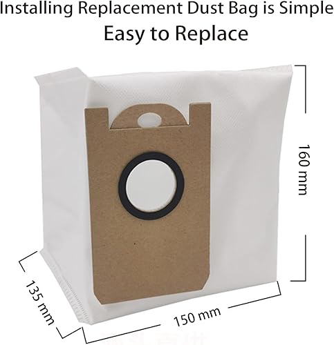 Miniatura 5 de Bolsas antipolvo de repuesto para iHome AutoVac Nova autovacíasUltenic T10  AIRROBO T10+  Neabot NOMO N2 accesorios para bolsas de vacío (paquete de