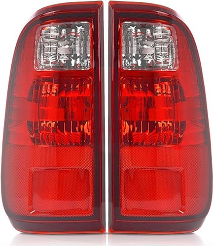 Miniatura 17 de PIT66 Luces traseras, compatibles con Ford F150 2009 2010 2011 2012 2013 2014 Conjunto de luces de freno traseras izquierda y derecha, lente roja