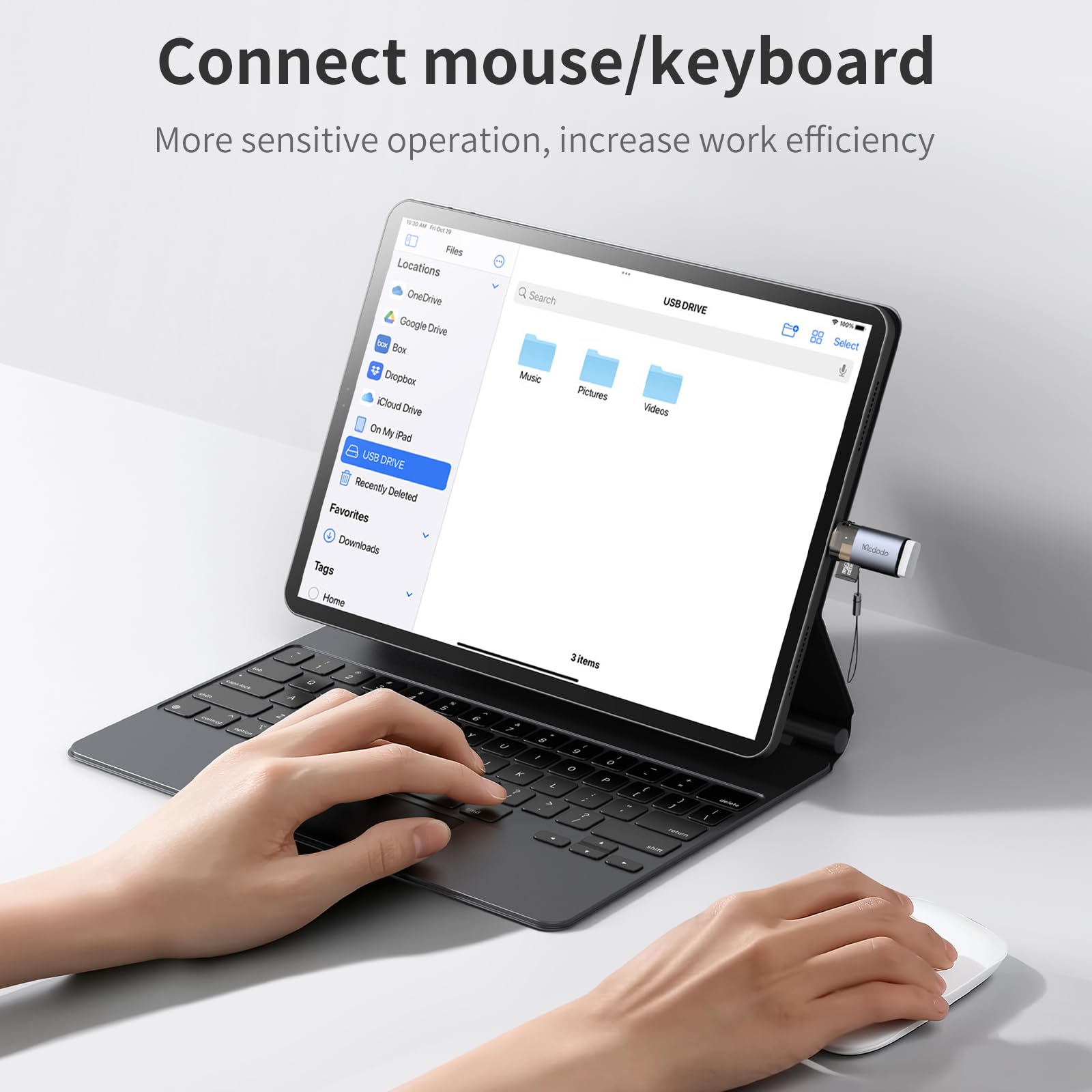 Mcdodo USB-C Adapter: SD Card Reader & OTG -5