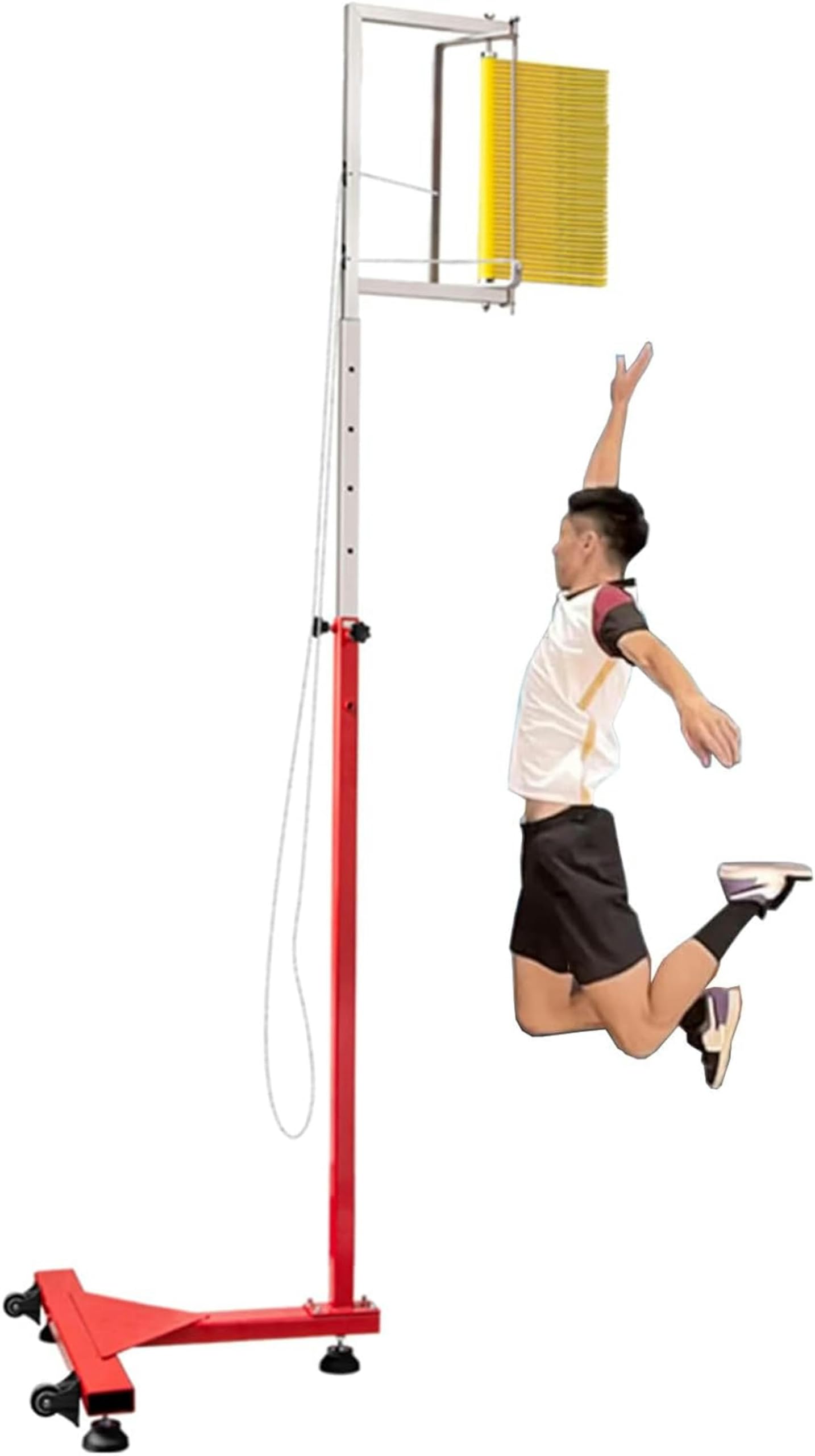 Probador de salto vertical, entrenador de salto alto para atletas, herramienta de evaluación de medición de salto, rango de 1,7 a 3,2 m