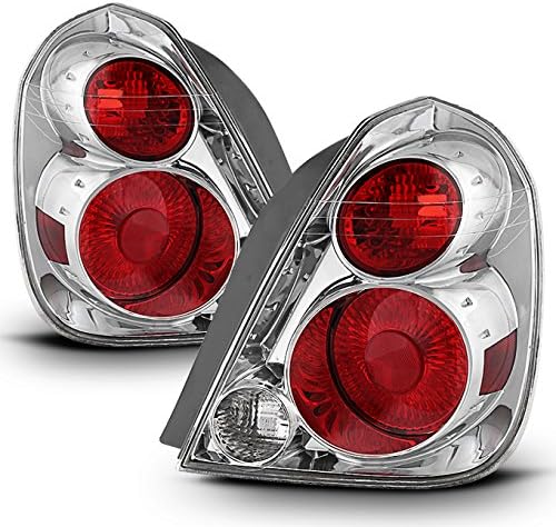 AKKON - For 05-06 Nissan Altima Chrome Bezel OE Direct Replacement Tail Brake Lights Lamp L+R