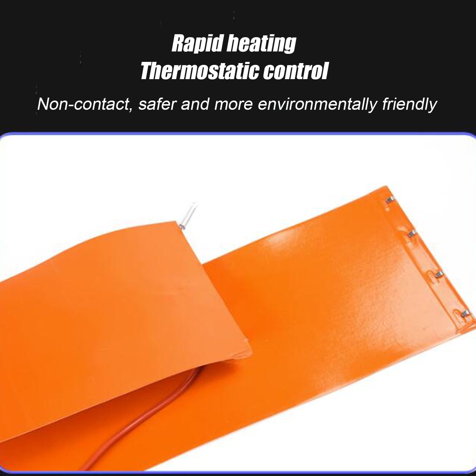 Bande chauffante pour fût, Ceinture chauffante en caoutchouc de silicone for fûts d'huile avec thermostat réglable(30L 250X 900mm)