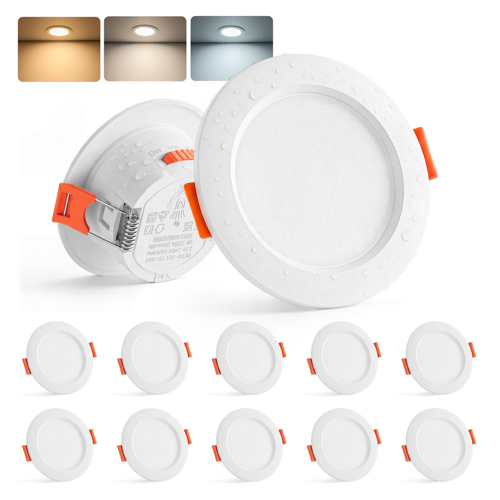Spot LED encastrable extra plat pour faux plafond bas sans perte d'espace - 8