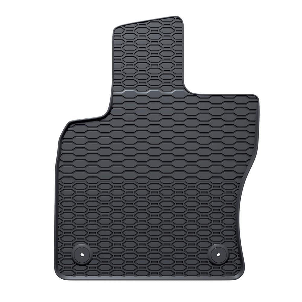 Mossa Alfombrillas Goma aptas para VW Tiguan II SUV 2016-2024 4 uds. Negro