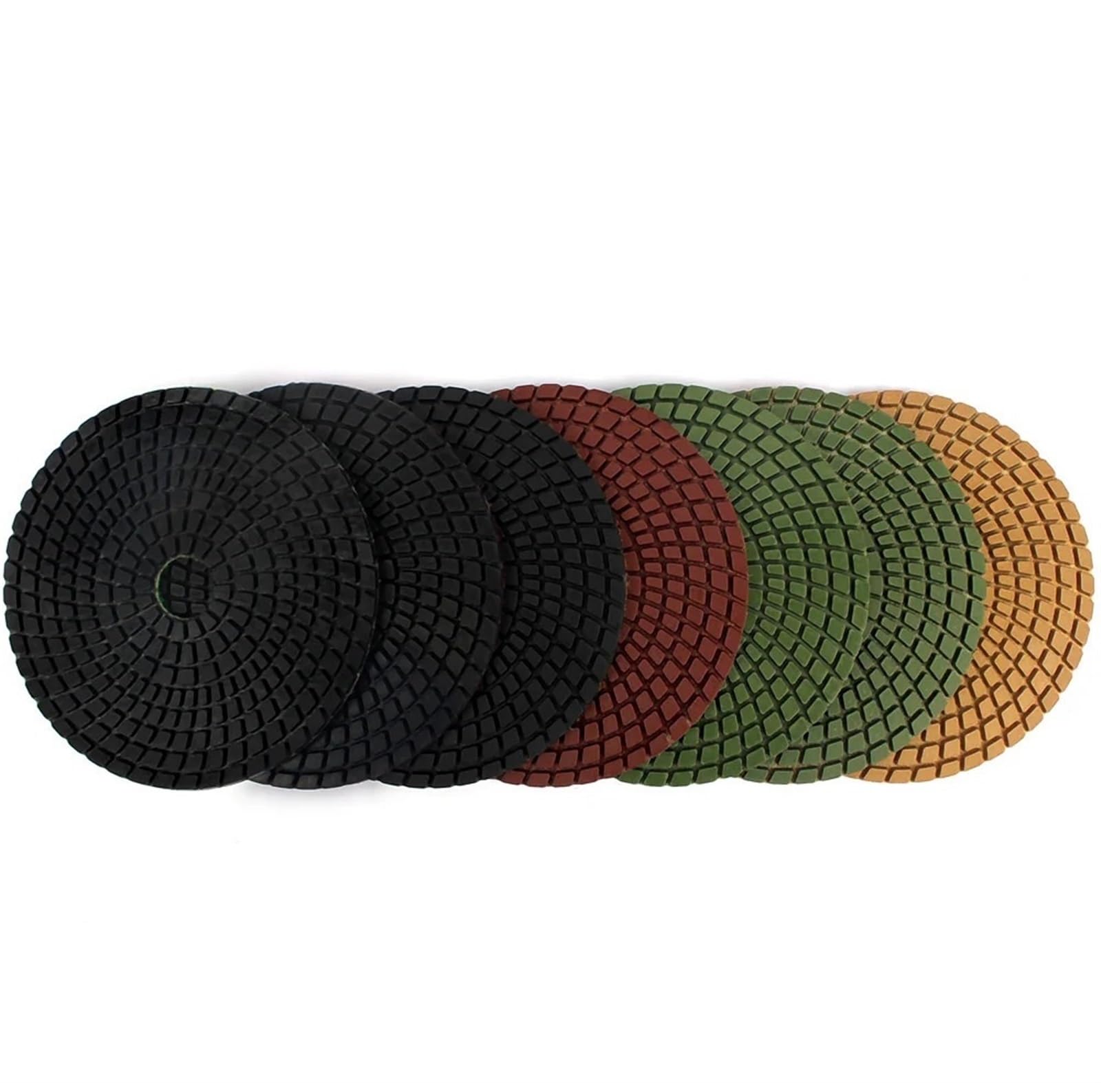 7 Teile/Satz 5 "125mm Flexible Diamant Polieren Pads for Granit Marmor Beton Nass Polieren Harz Räder Diamant Werkzeug