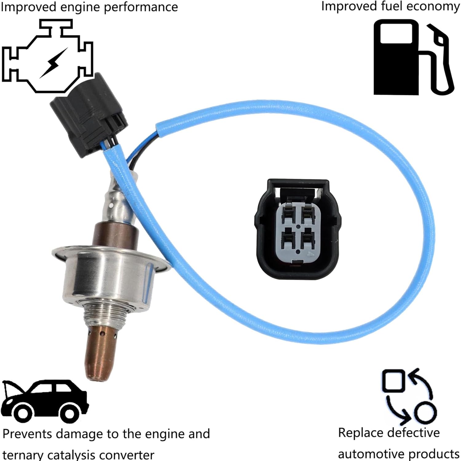 234-9119 Upstream Oxygen Sensor Replacement for Honda 2012-2015 Civic, 2014 2015 Accord, for Acura 2013 2014 2015 Ilx Air Fuel Upper O2 Sensor
