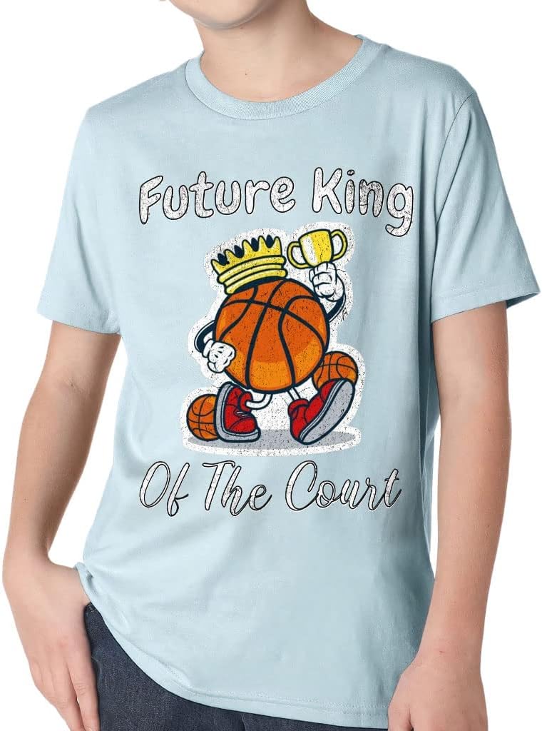 Funny Basketball Kids' Classic Fit T-Shirt - Illustration T-Shirt - Vintage Classic Fit Tee
