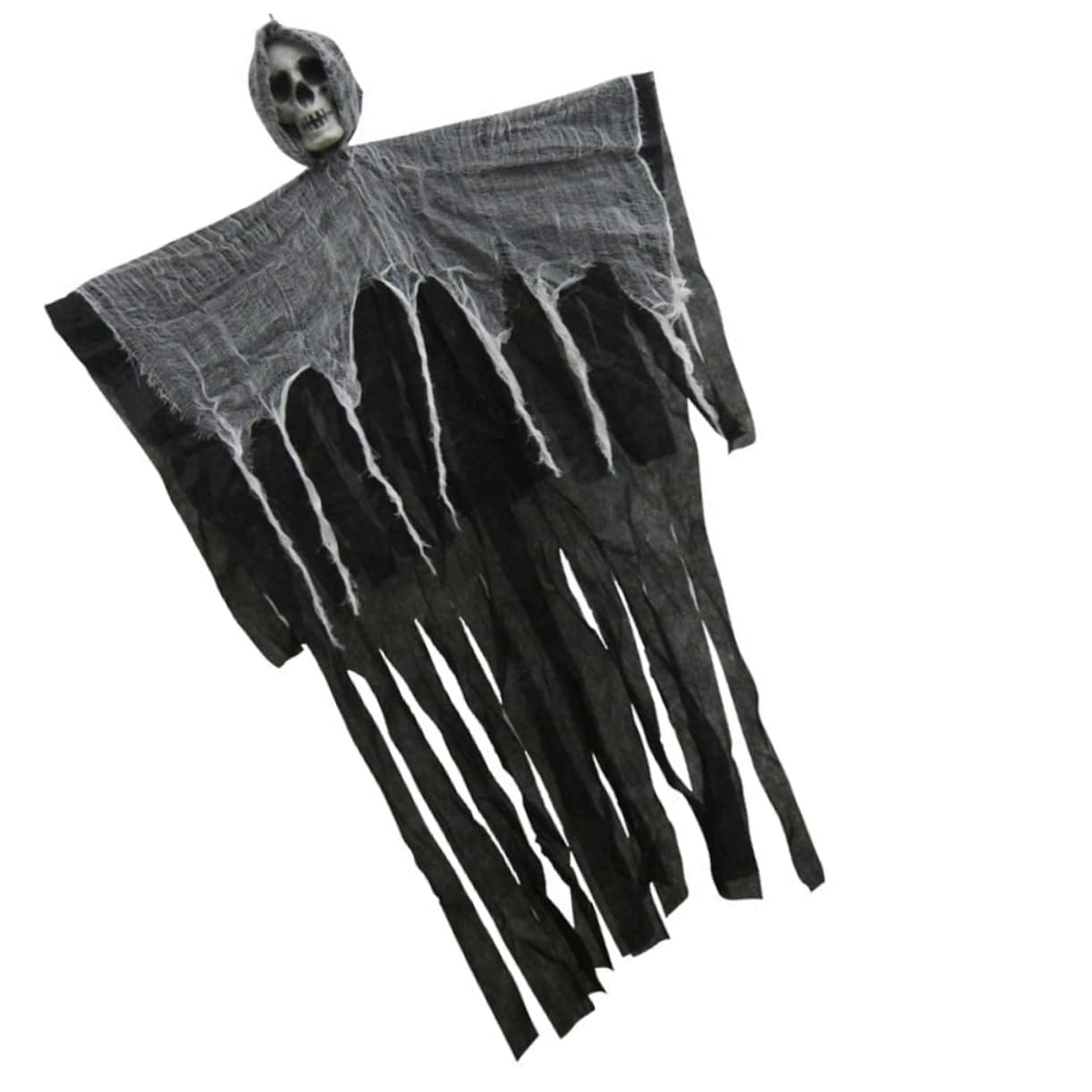 Ciieeo 3 Pezzi Dolcetto O Scherzetto Halloween Fantasmi Appesi Teschio Scheletro Puntelli Fantasma Silenzioso Nero Per Decorazioni Per Finestre Esterne