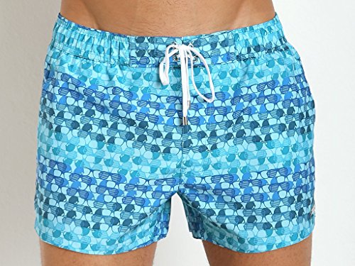 2(X)IST Men's Ibiza Sunglasses Swim Short
