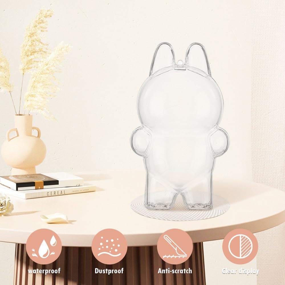Protective Case for LABUBU, Thickening Figures Storage Bag for Dolls, Keychain Bag for Figure, Portable Closure Dustproof Collectibles Case for Figures (Standing) image 2
