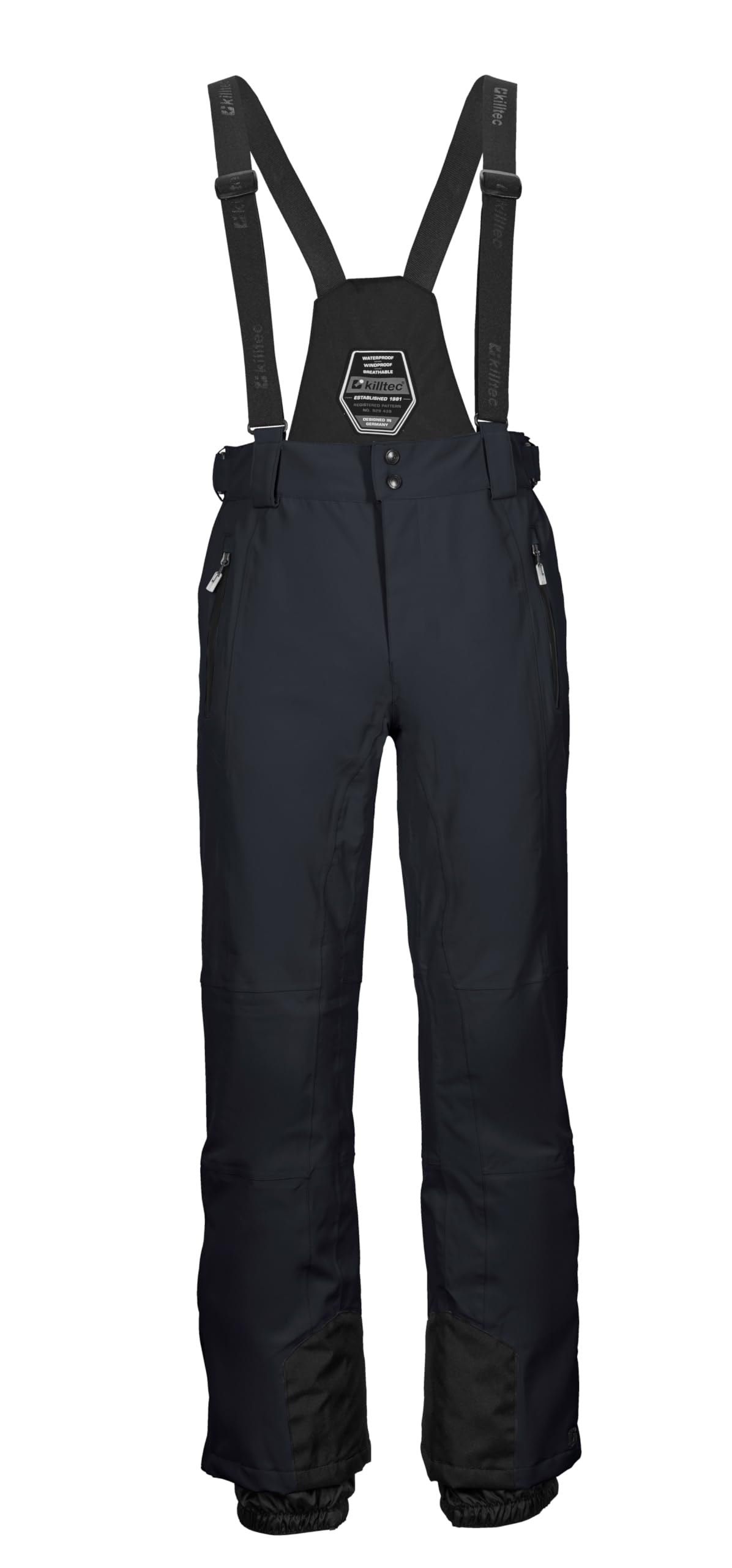 Killtec Herren Skihose/Funktionshose mit abnehmbaren Trägern, Kantenschutz und Schneefang Ksw 100 Enosh UG Mn Ski Pnts