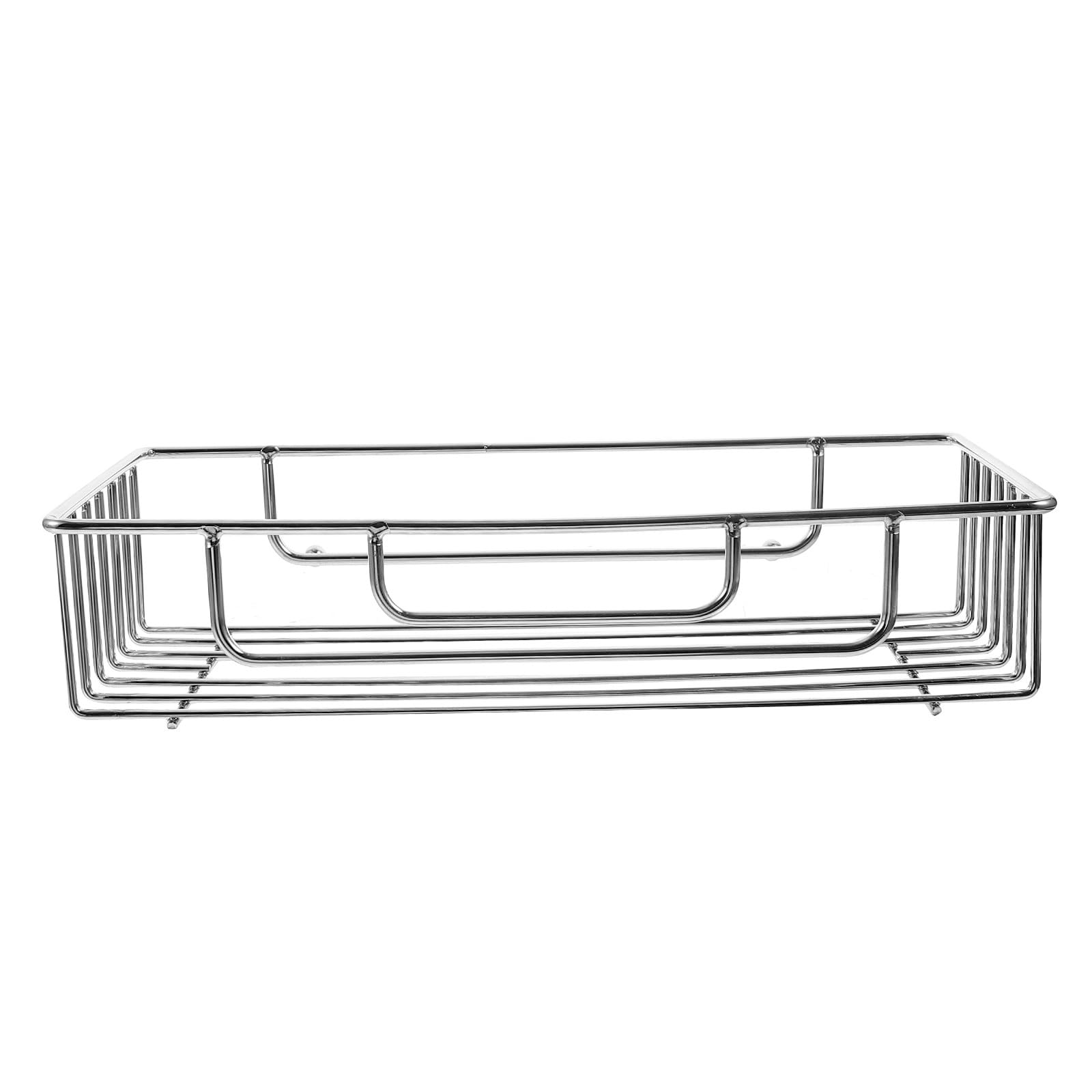 Étagère murale jojofuny en acier inoxydable argenté pour organisation de bain
