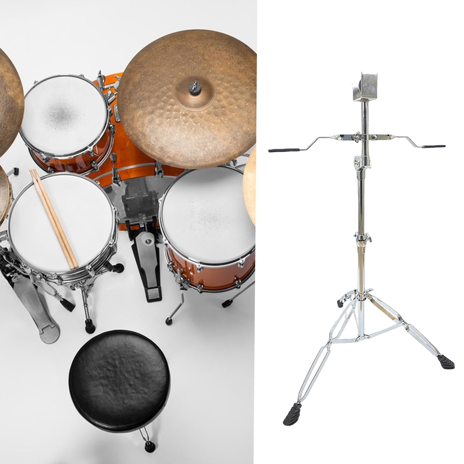 Garende Bongo Drum Support Stand Adjustable Height Drum Bracket for Player Percussionists